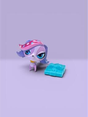 Littlest Pet Shop #3023 Zoe Trent Dog LPS With Gift Accessory